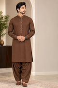 Premium Brown Shalwar/Pyjama Kameez – Elegant Traditional Style